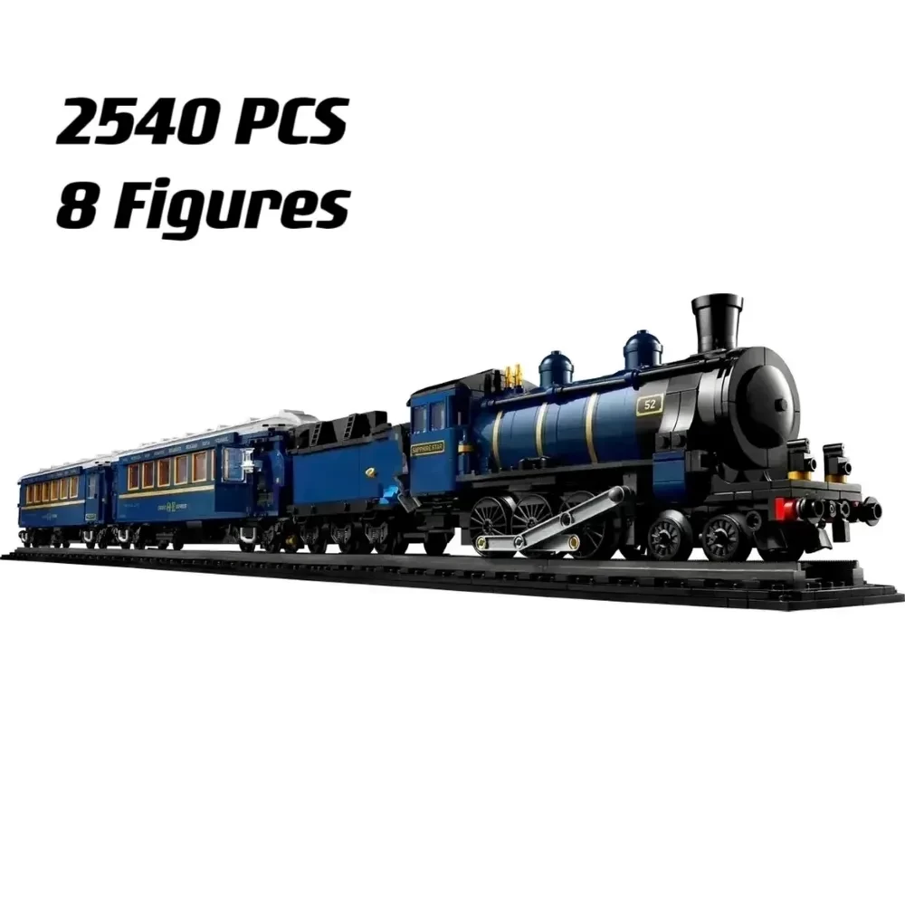 2024 NEW 21344 Ideas 140th anniversary luxury train Bricks Orient Express Train Building Blocks Set DIY Toys for Children gifts