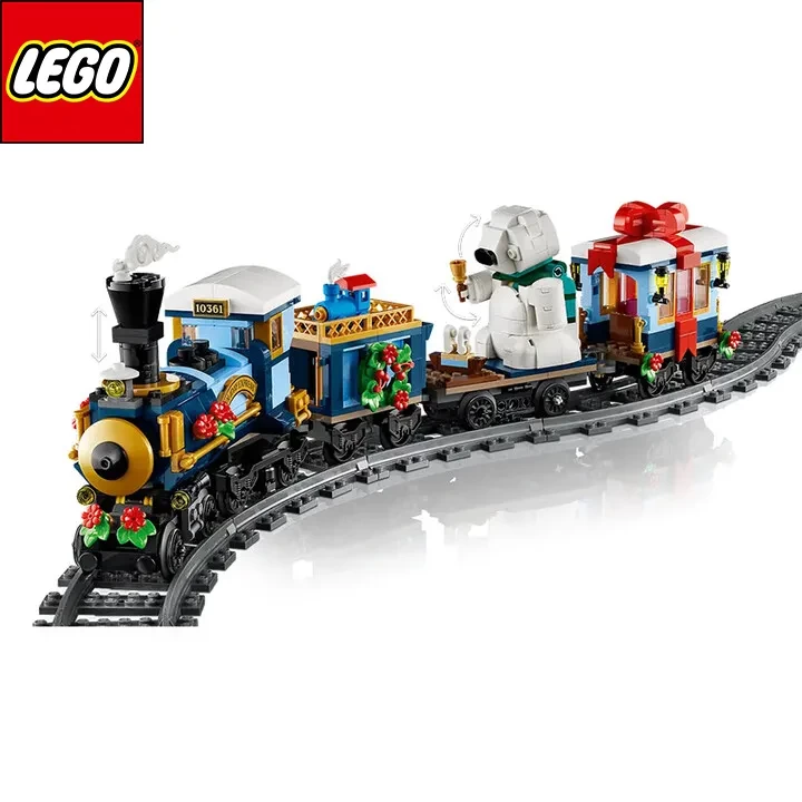 LEGO 10361 Winter Express Train, Creative Master Series Building Blocks Toy, Birthday Gift, Christmas Gift