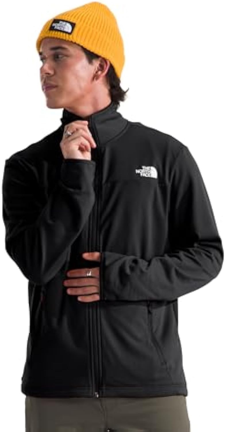 The North Face Men's Cedar Trail Grid Fleece Full Zip Jacket | Outdoor Top with Zip Pockets