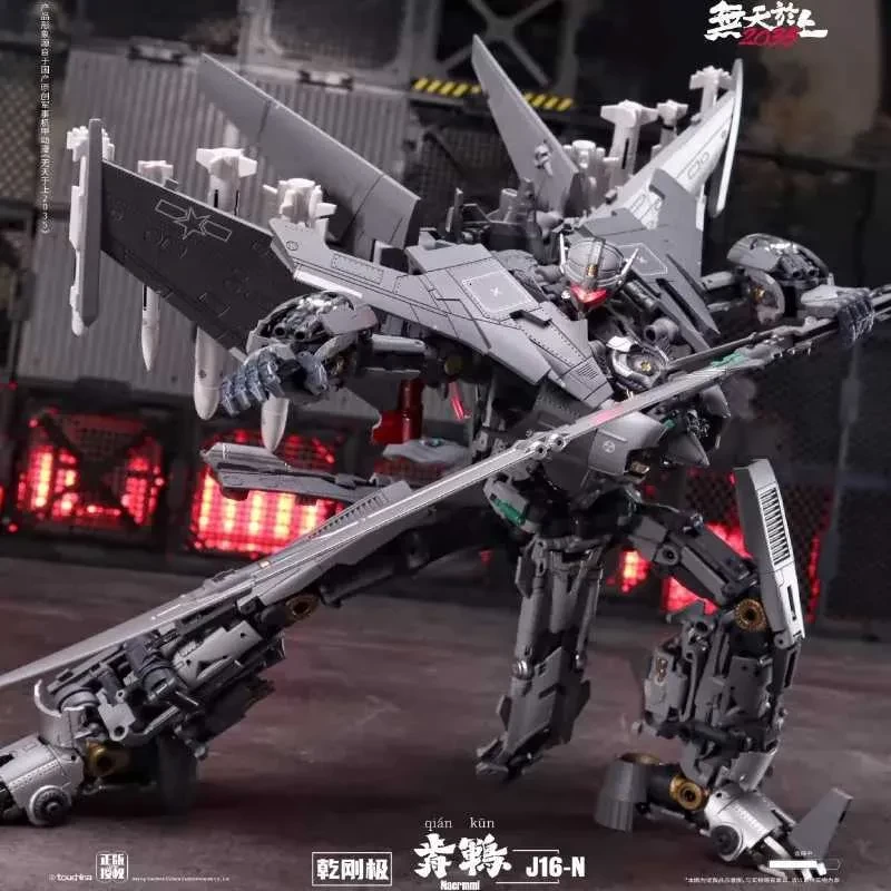 TouchToys J16N qian kun Dry Rigid Combat Plane Model Transformation Toy J16N Robot Nacrmmi Action Figures Robot Toy