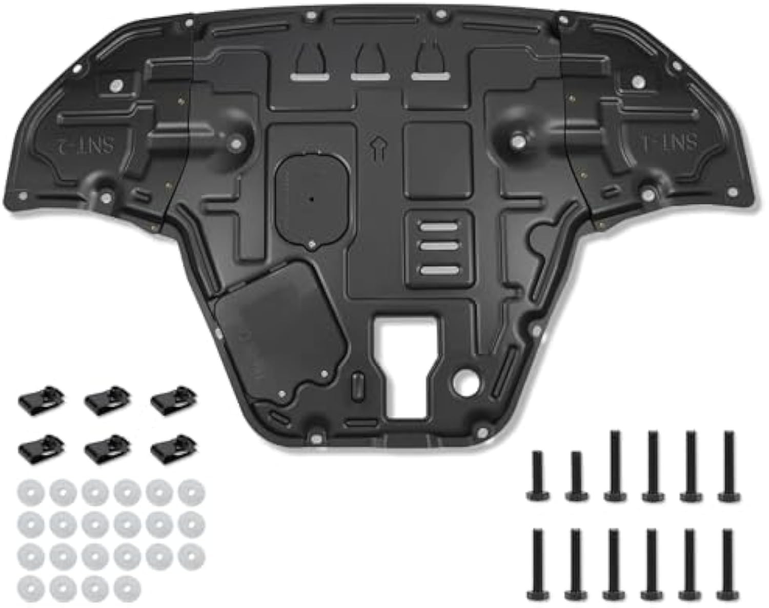 Front Lower Engine Splash Shield with Screw Compatible with Hyundai Sonata 2020 2021 2022 1.6L 2.0L 2.5L,Under Car Case Guard Lower Cover Board Mud Flaps